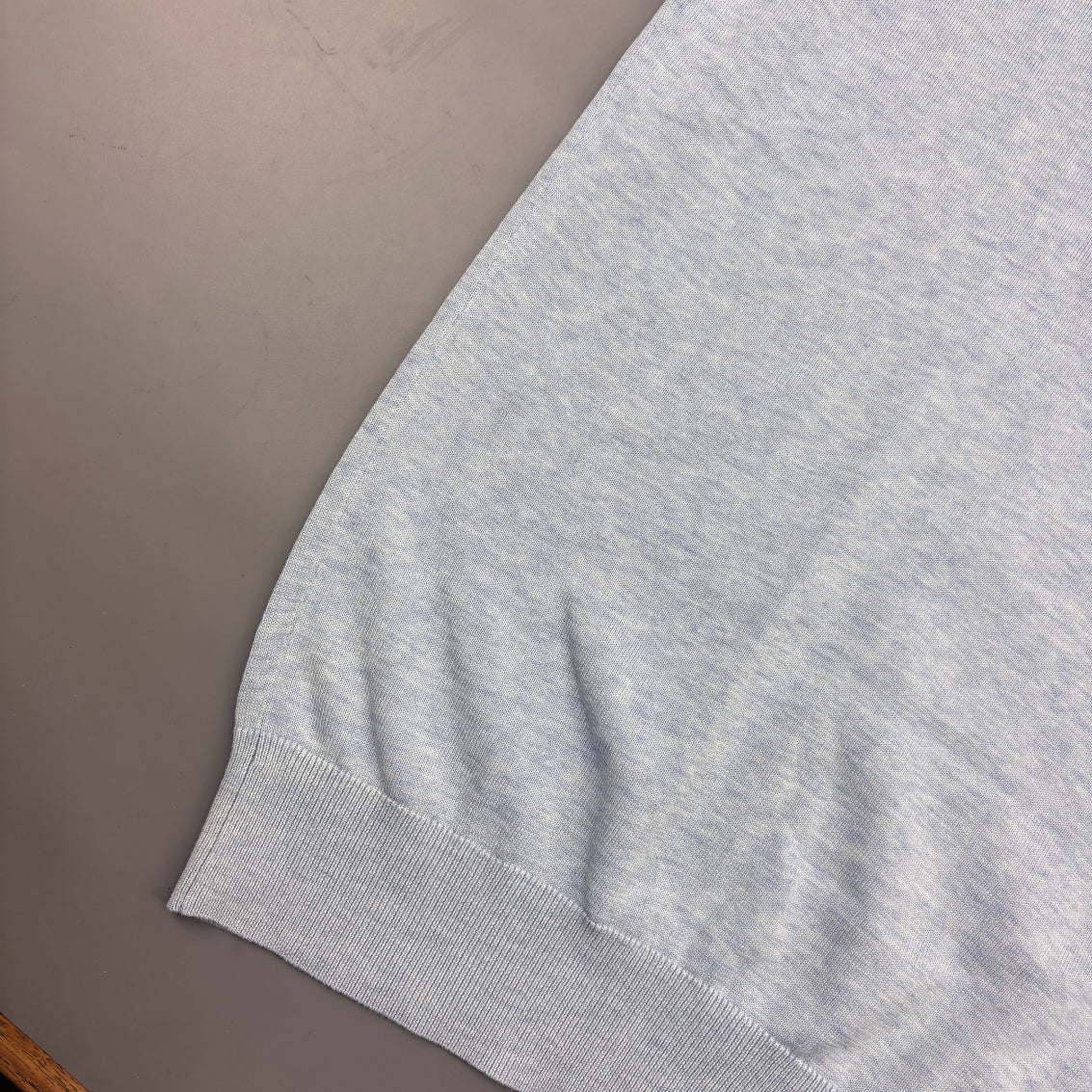 Light Blue Suitsupply Polo Shirt - Men M - Very Good - Revaleur