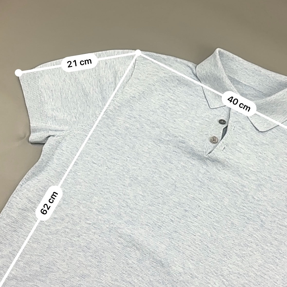 Light Blue Suitsupply Polo Shirt - Men M - Very Good - Revaleur