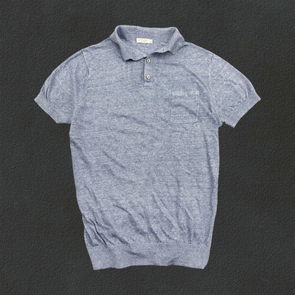 Light Blue Suitsupply Polo Shirt - S - Very Good - Revaleur