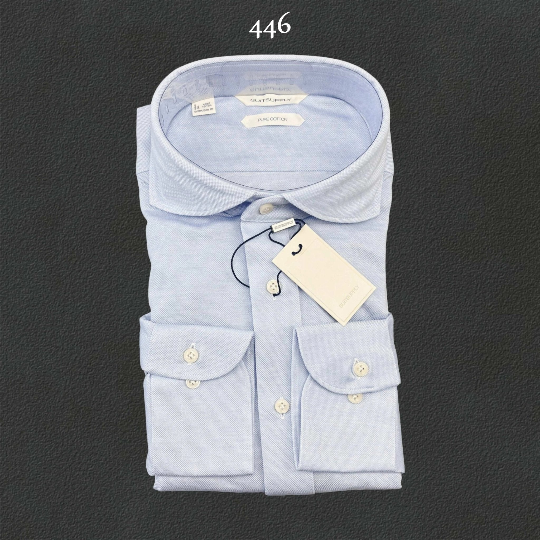 Light Blue Suitsupply Popover - Men 40 - New With Tags - Revaleur