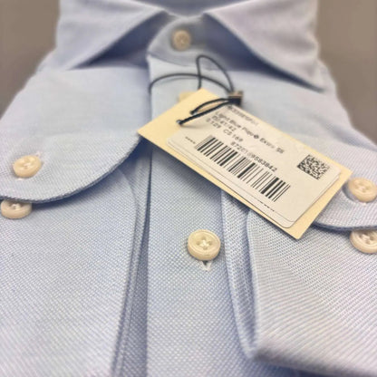 Light Blue Suitsupply Popover - Men 40 - New With Tags - Revaleur