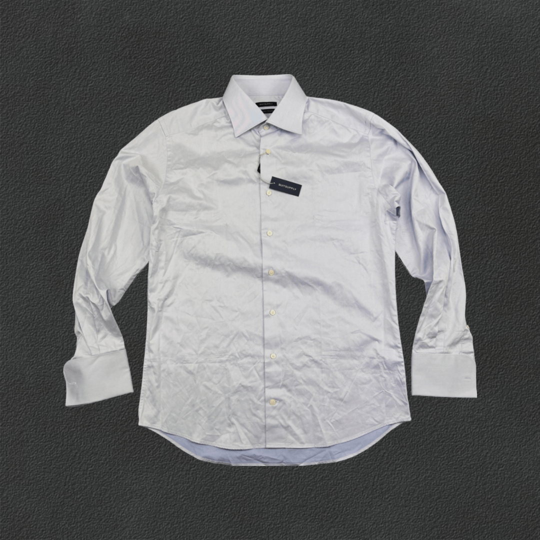 Light Blue Suitsupply Shirt - Men 39 - New With Tags - Revaleur