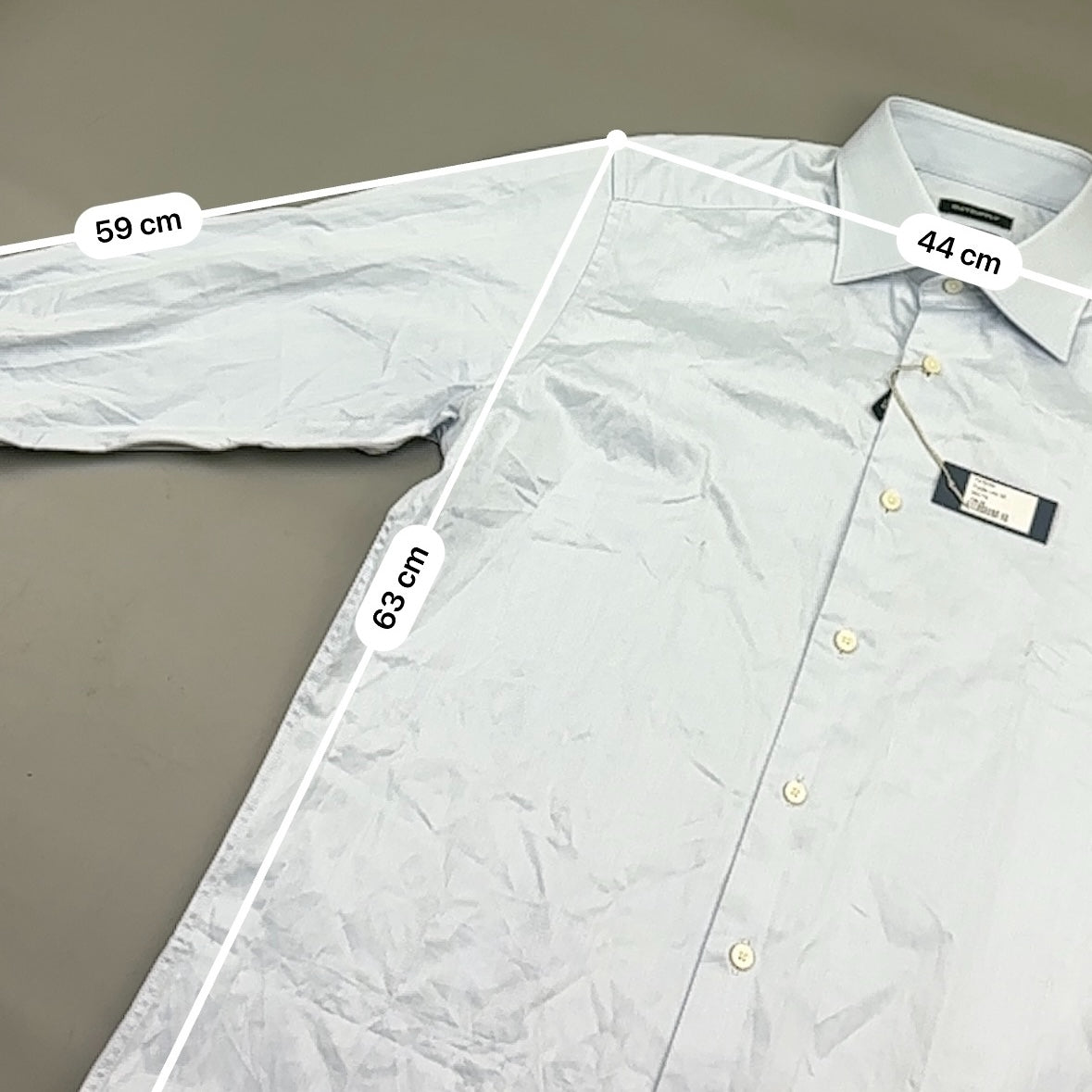 Light Blue Suitsupply Shirt - Men 39 - New With Tags - Revaleur