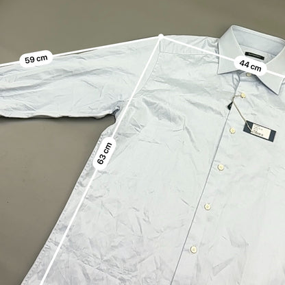 Light Blue Suitsupply Shirt - Men 39 - New With Tags - Revaleur