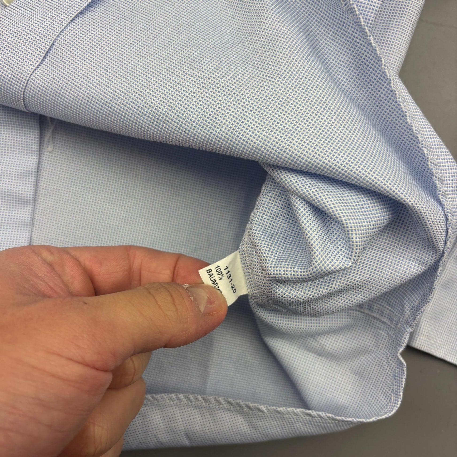 Light Blue Suitsupply Shirt - Men M - Very Good - Revaleur