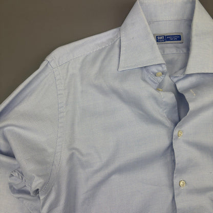 Light Blue Suitsupply Shirt - Men M - Very Good - Revaleur