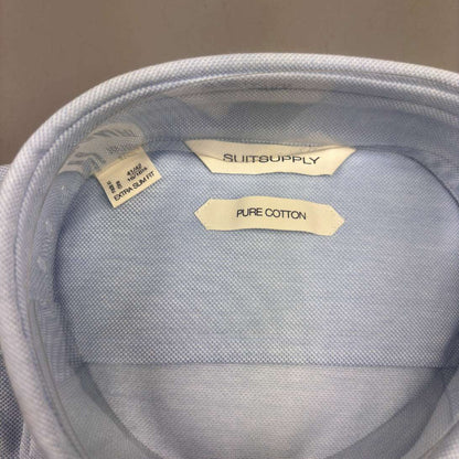 Light Blue Suitsupply Shirt - W42 - New With Tags - Revaleur