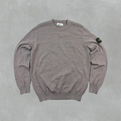 Light Brown Stone Island Jumper - Men L - Very Good - Revaleur