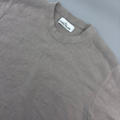 Light Brown Stone Island Jumper - Men L - Very Good - Revaleur