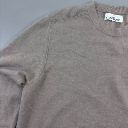 Light Brown Stone Island Jumper - Men L - Very Good - Revaleur