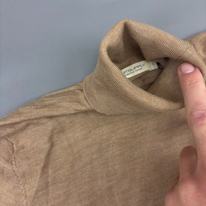 Light Brown Suitsupply Turtleneck - Men S - Very Good - Revaleur