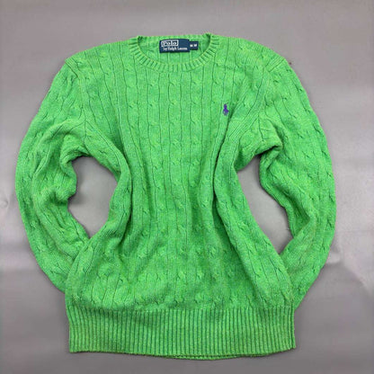 Light Green Knitted Sweater - M - Excellent Condition - Revaleur