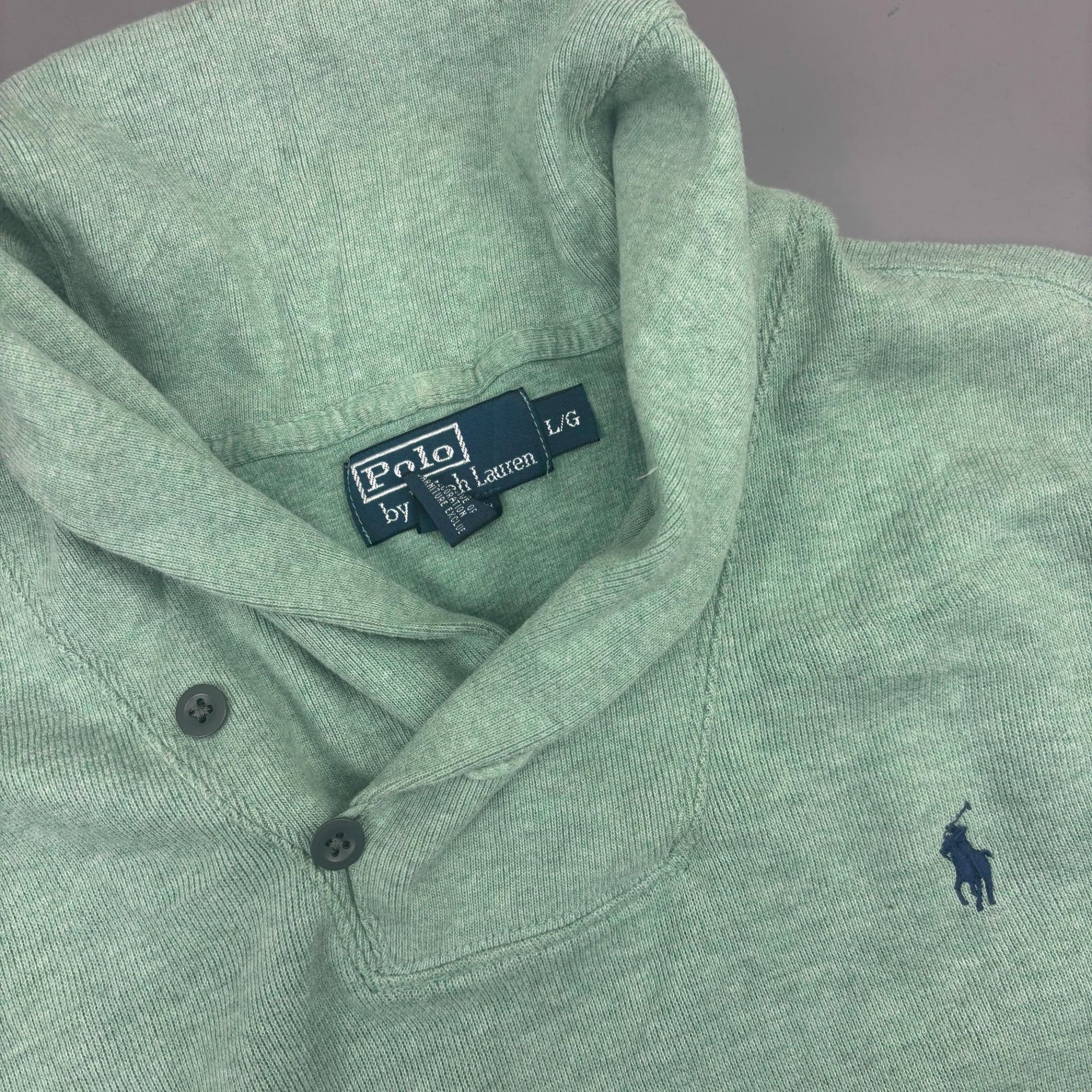 Mint Ralph Lauren Buttoned Sweater - Men L - Very Good - Revaleur