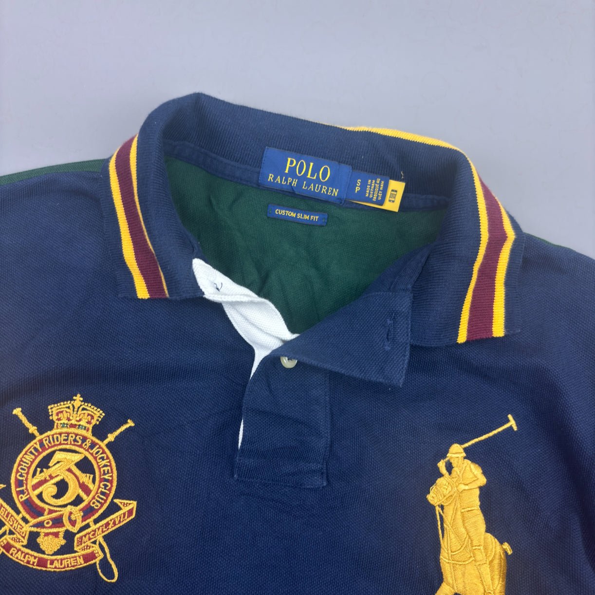Multi Ralph Lauren Polo Shirt - Men S - Very Good - Revaleur