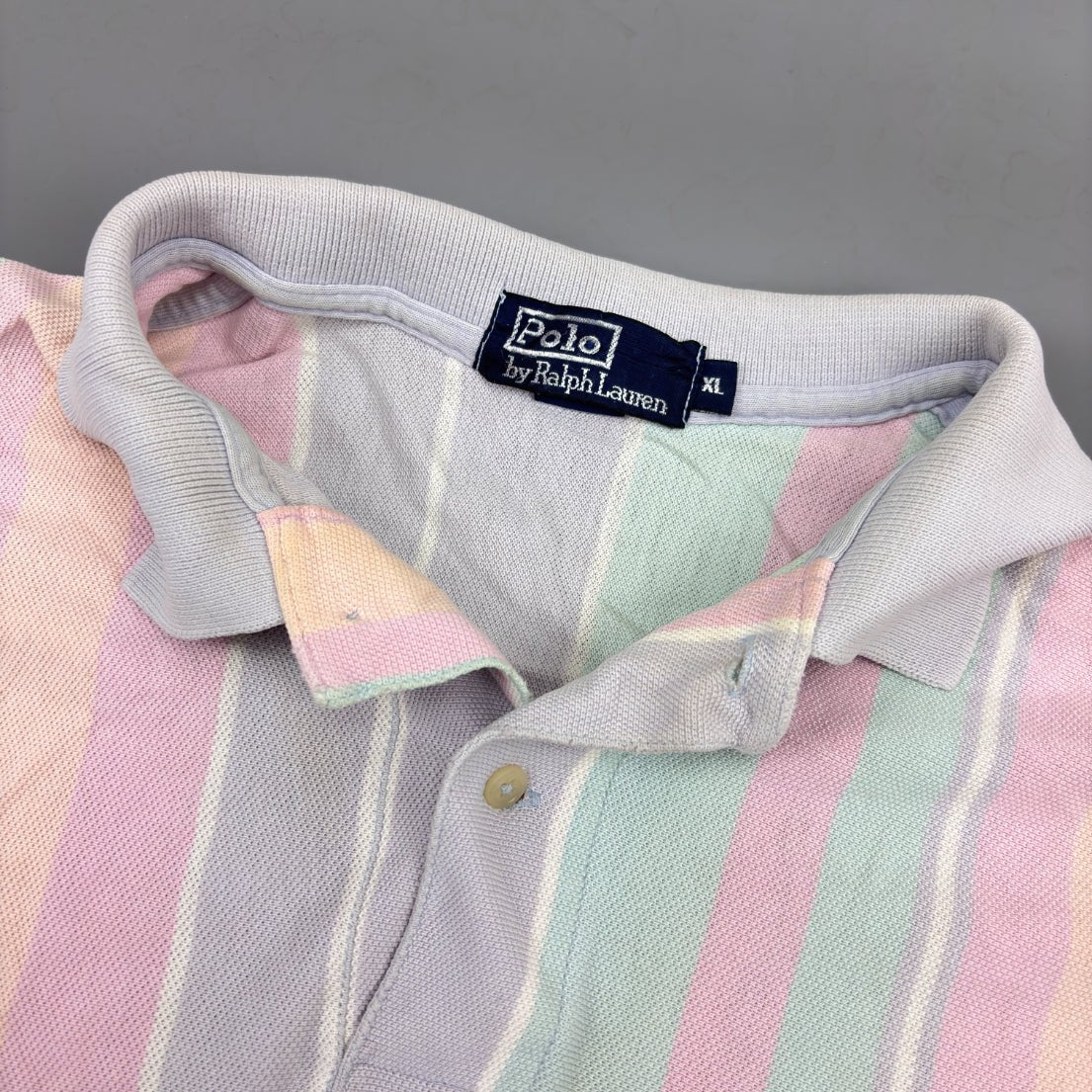 Multi Ralph Lauren Polo Shirt - Men XL - Very Good - Revaleur