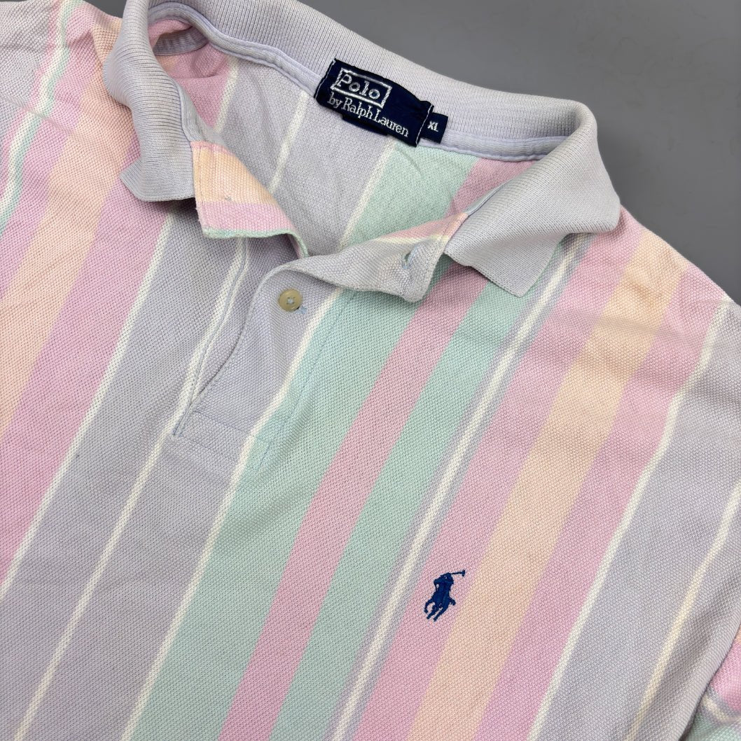 Multi Ralph Lauren Polo Shirt - Men XL - Very Good - Revaleur
