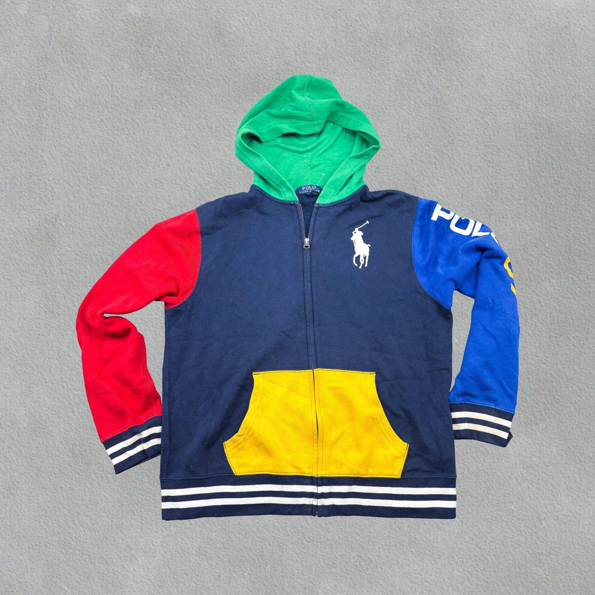 Multi Ralph Lauren Zip Vest - Boys XL - Very Good - Revaleur