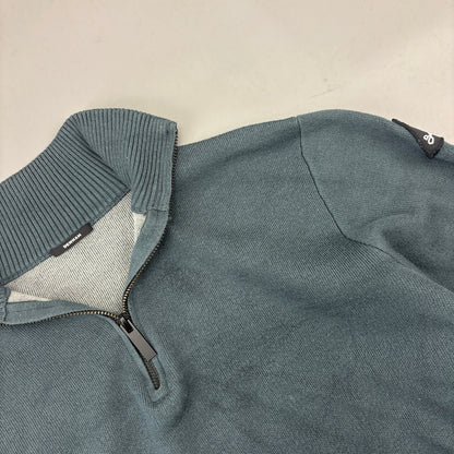 Navy Denham Half Zip - Men M - Very Good - Revaleur