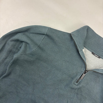 Navy Denham Half Zip - Men M - Very Good - Revaleur