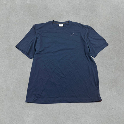 Navy Gymshark Gym Shirt - Men L - New With Tags - Revaleur
