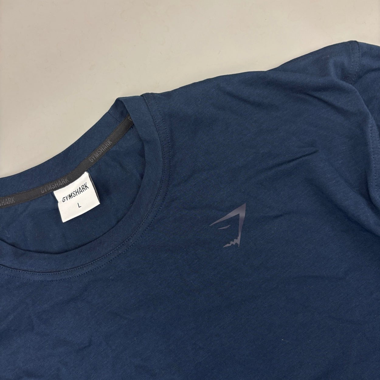 Navy Gymshark Gym Shirt - Men L - New With Tags - Revaleur