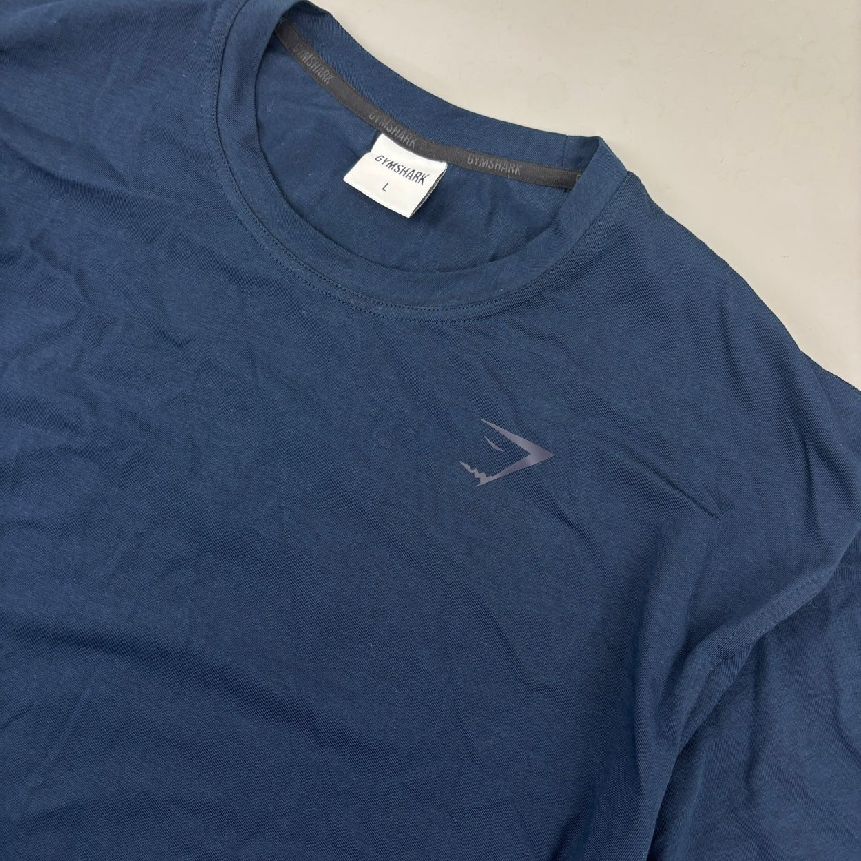 Navy Gymshark Gym Shirt - Men L - New With Tags - Revaleur
