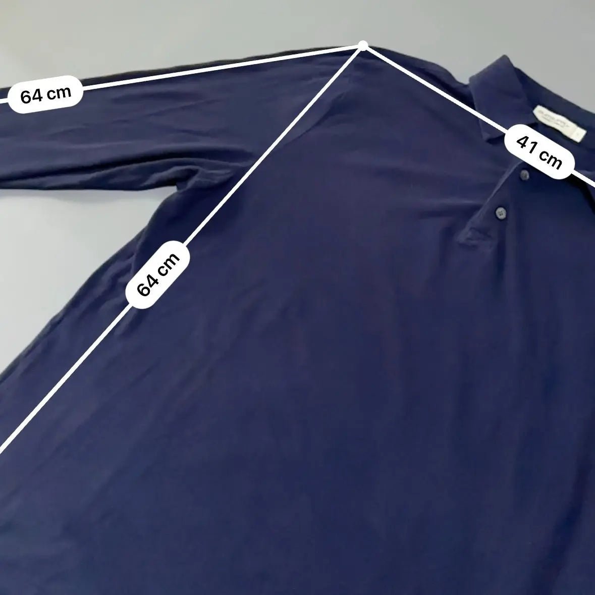 Navy Longsleeve Poloshirt Suitsupply - S - Excellent Condition - Revaleur