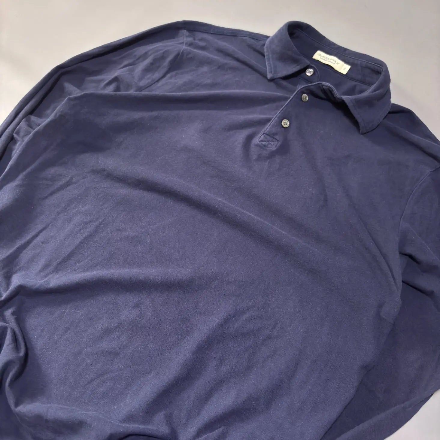 Navy Longsleeve Poloshirt Suitsupply - S - Excellent Condition - Revaleur