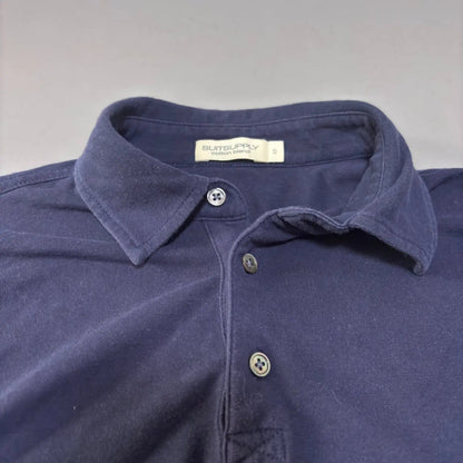 Navy Longsleeve Poloshirt Suitsupply - S - Excellent Condition - Revaleur