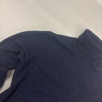 Navy Massimo Dutti Turtleneck - Women S - Very Good - Revaleur