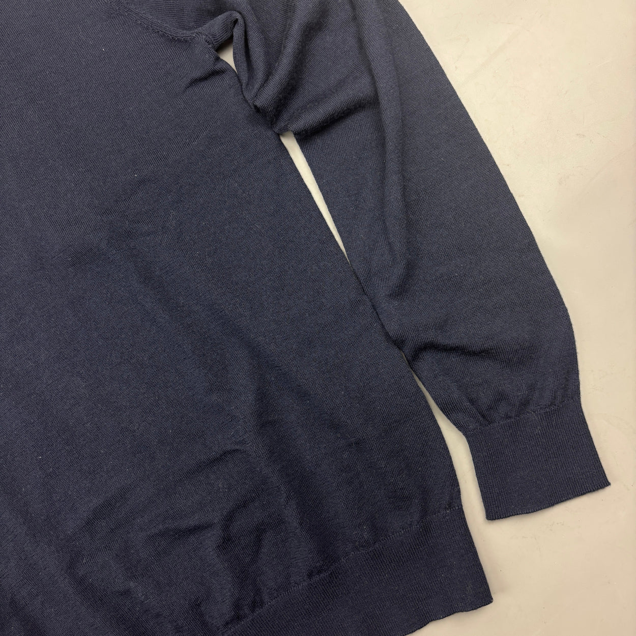 Navy Profuomo Half Zip - Men M - New - Revaleur
