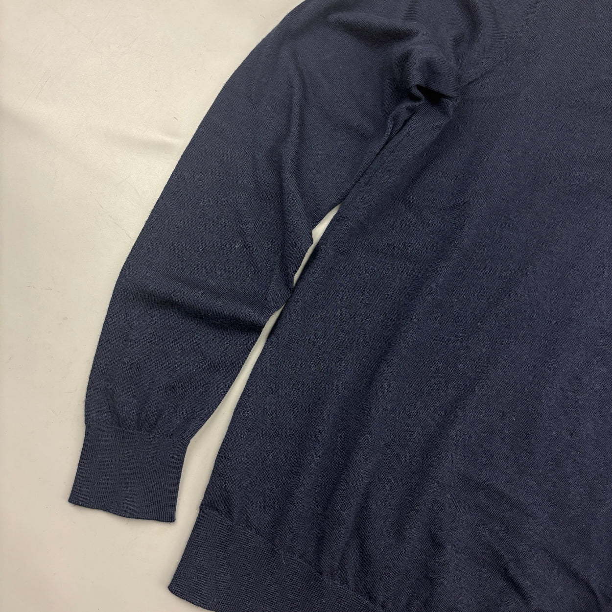 Navy Profuomo Half Zip - Men M - New - Revaleur
