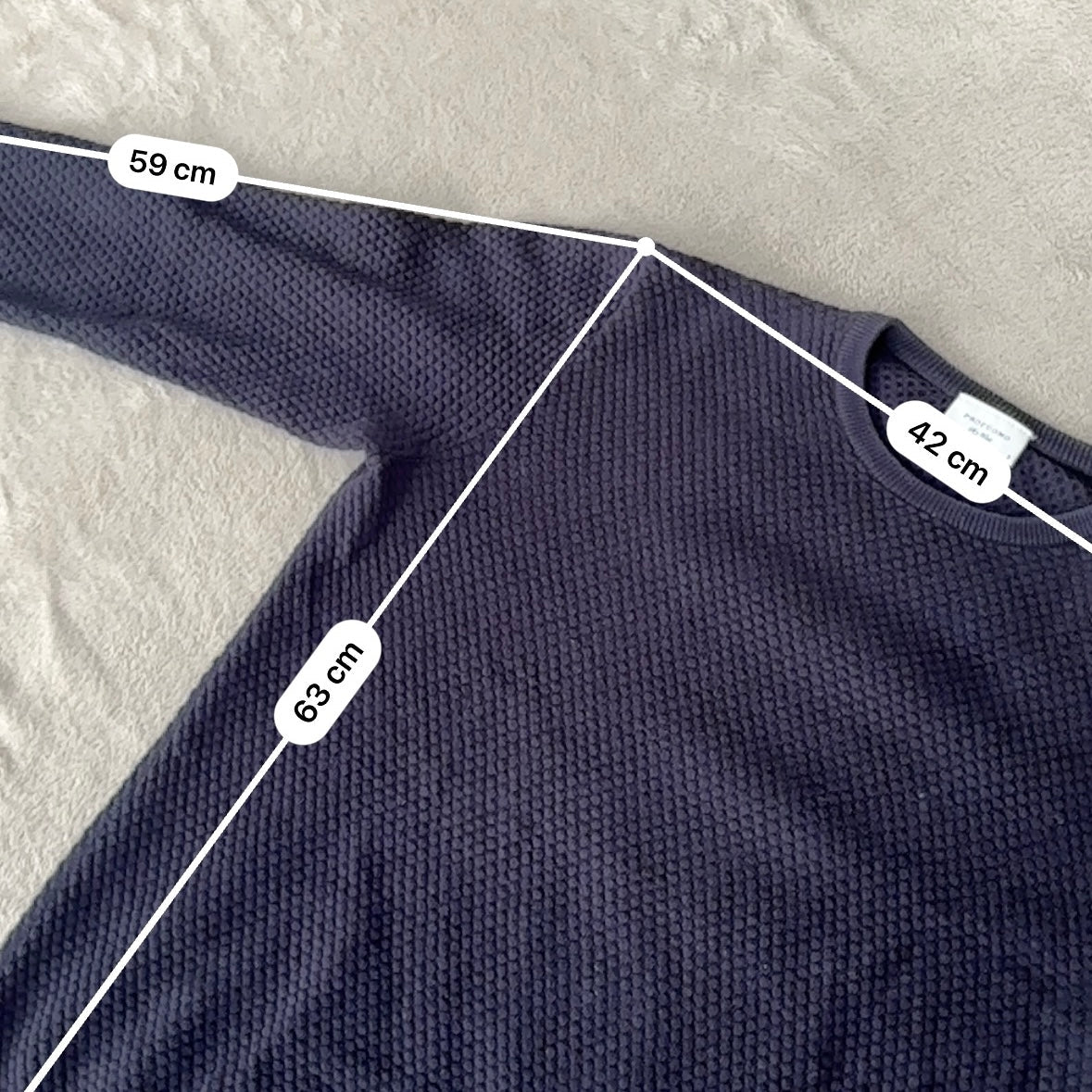 Navy Profuomo Sweater Men - S - Excellent Condition - Revaleur