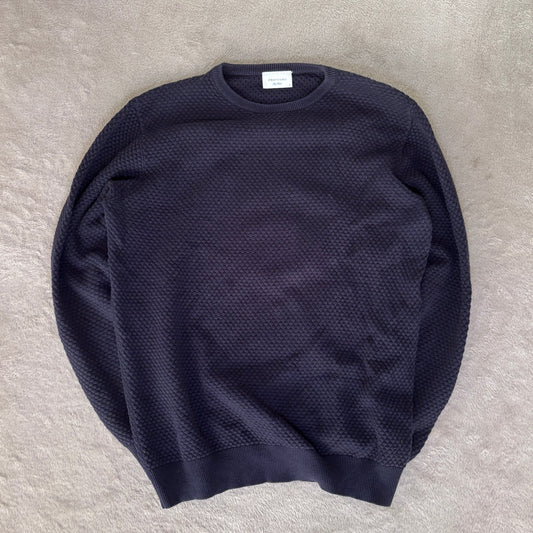 Navy Profuomo Sweater Men - S - Excellent Condition - Revaleur