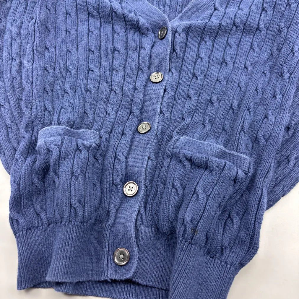 Navy Ralph Lauren Cardigan - M - Excellent Condition - Revaleur