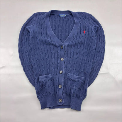 Navy Ralph Lauren Cardigan - M - Excellent Condition - Revaleur