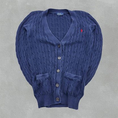 Navy Ralph Lauren Cardigan - M - Excellent Condition - Revaleur