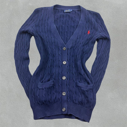 Navy Ralph Lauren Cardigan - M - New, Never Worn - Revaleur