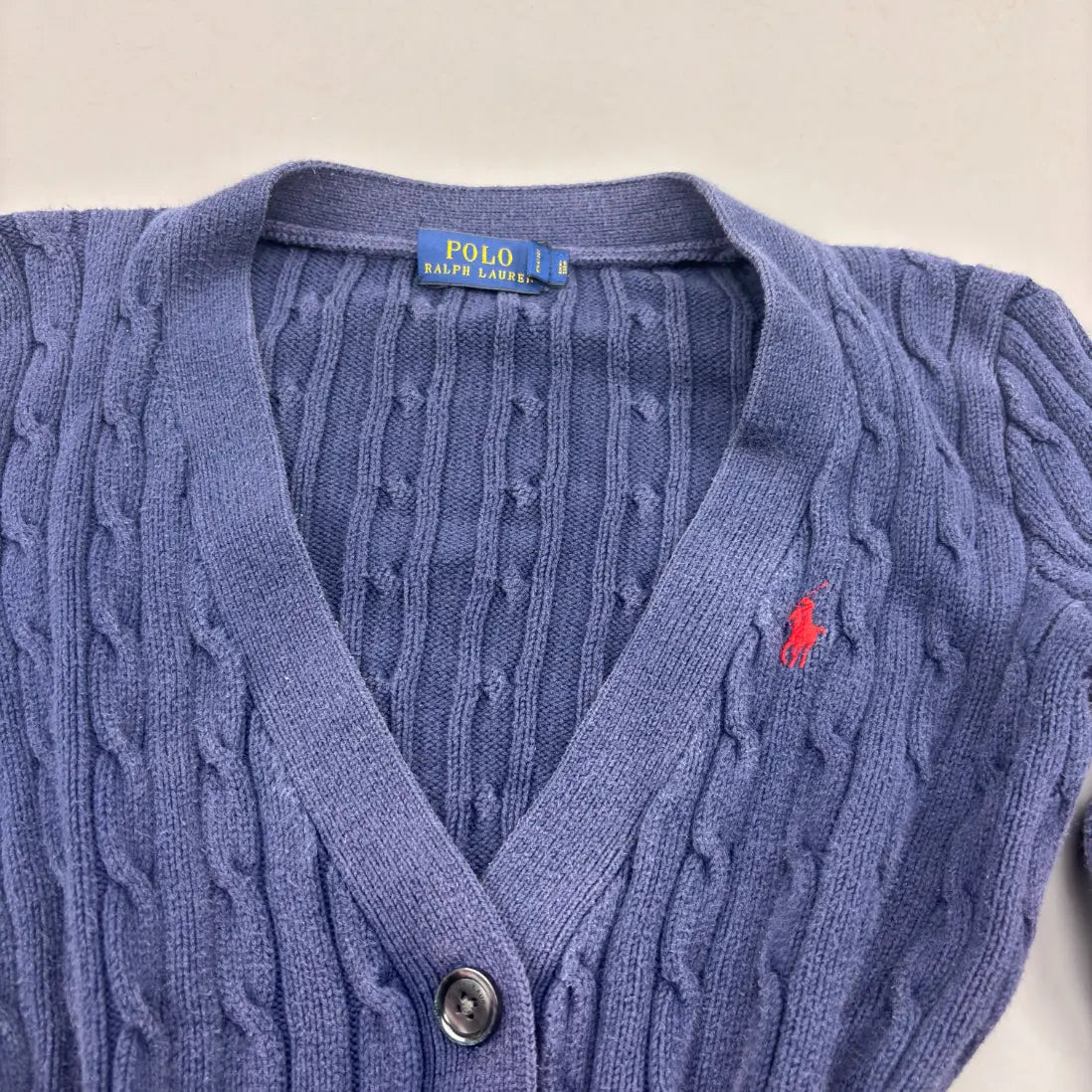 Navy Ralph Lauren Cardigan - S - Excellent Condition - Revaleur