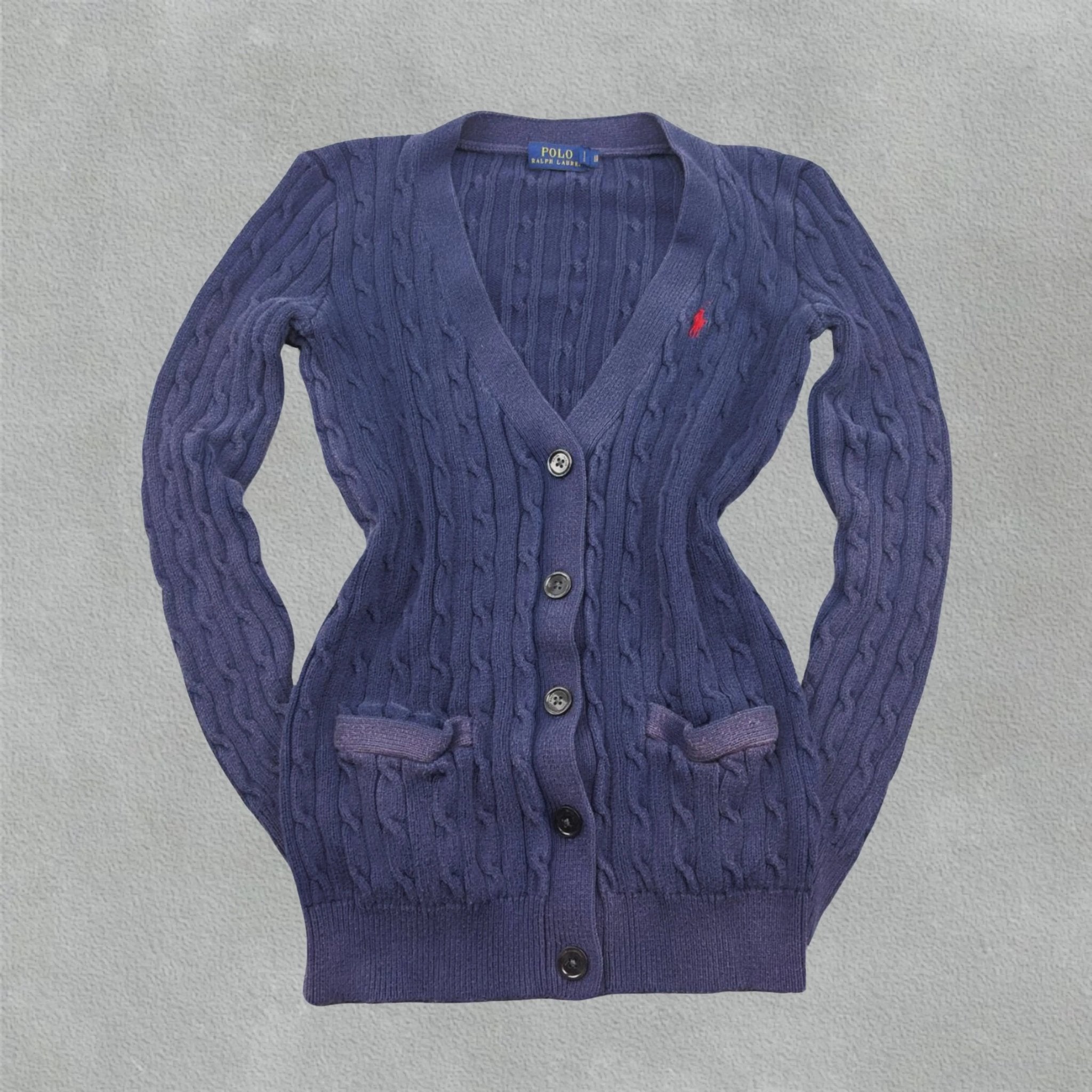 Navy Ralph Lauren Cardigan - S - Excellent Condition - Revaleur