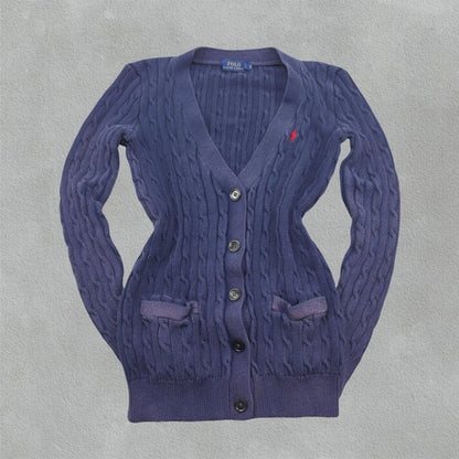 Navy Ralph Lauren Cardigan - S - Excellent Condition - Revaleur