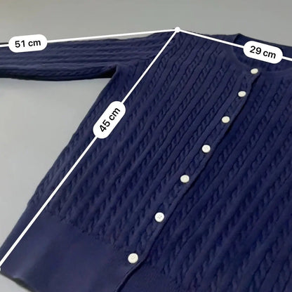 Navy Ralph Lauren Cardigan - XL (Kids) - New, Never Worn - Revaleur