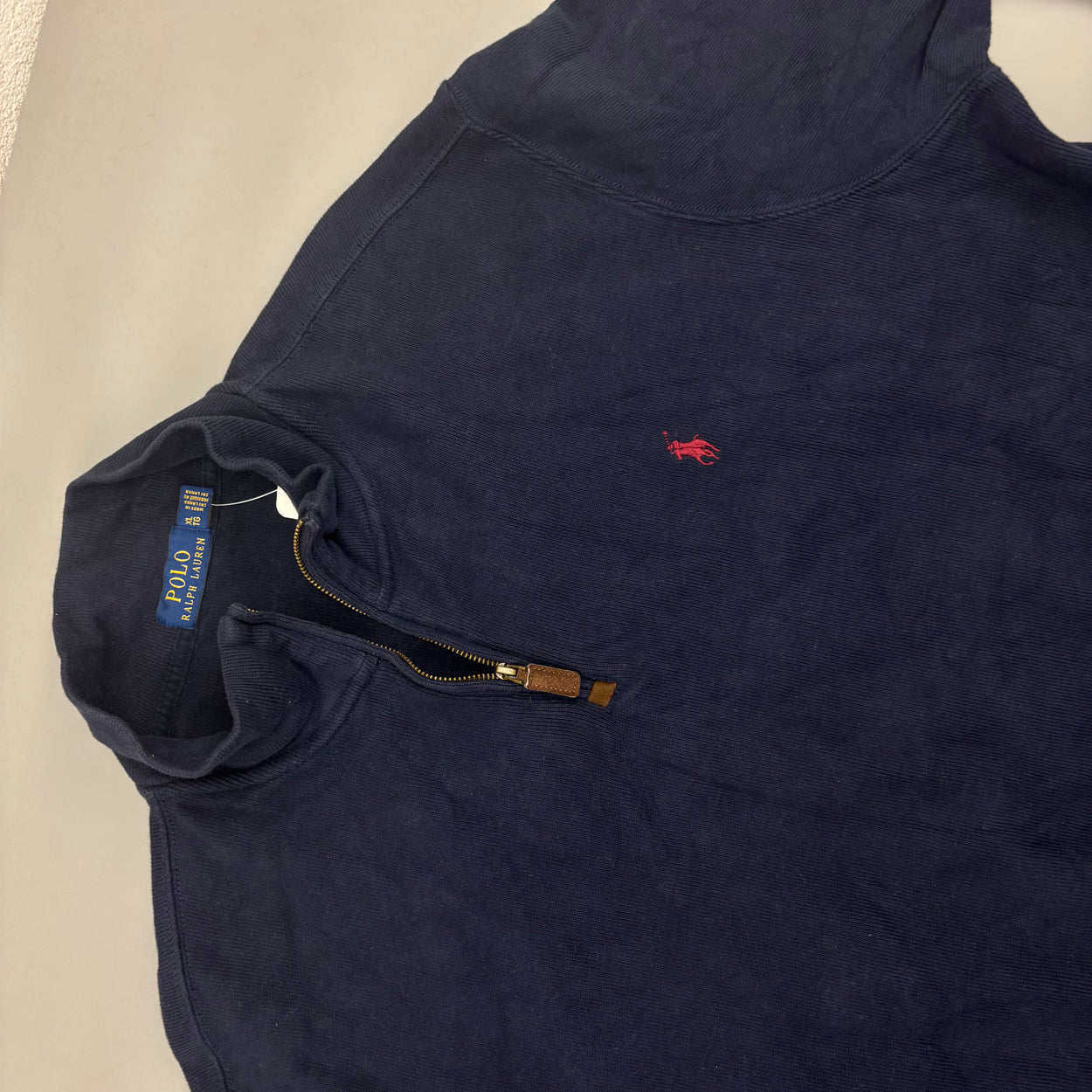 Navy Ralph Lauren Half Zip - Men XL - New - Revaleur
