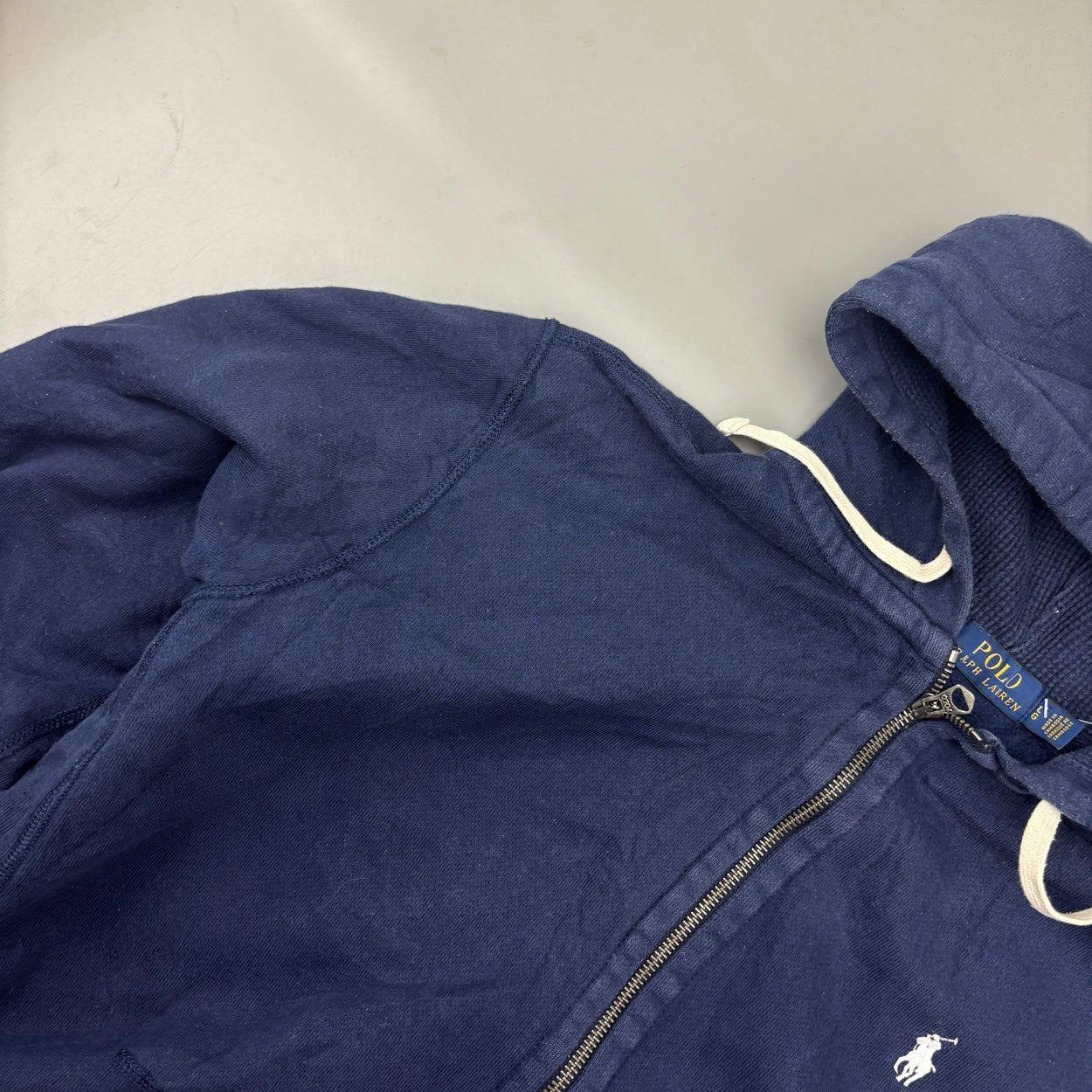 Navy Ralph Lauren Zip Vest - Men L - Very Good - Revaleur