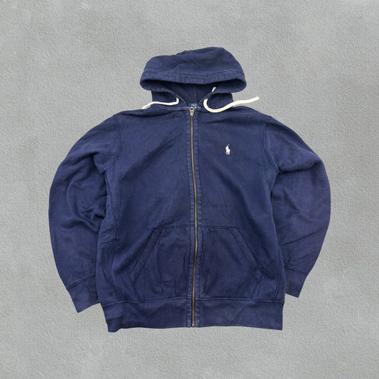 Navy Ralph Lauren Zip Vest - Men L - Very Good - Revaleur