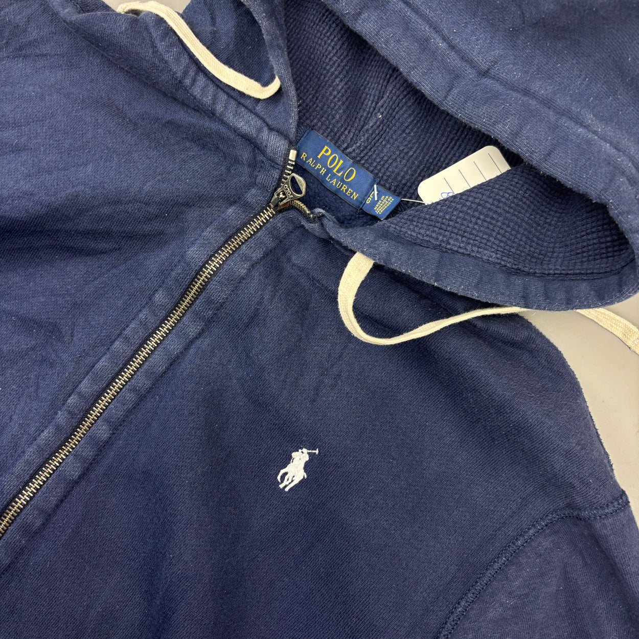 Navy Ralph Lauren Zip Vest - Men L - Very Good - Revaleur