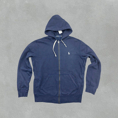 Navy Ralph Lauren Zip Vest - Men M - Very Good - Revaleur
