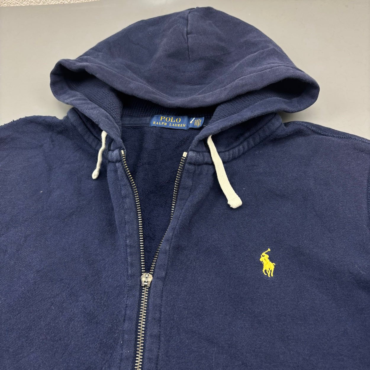 Navy Ralph Lauren Zip Vest - Men M - Very Good - Revaleur