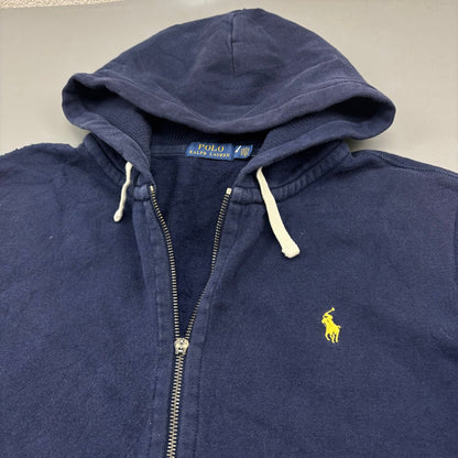 Navy Ralph Lauren Zip Vest - Men M - Very Good - Revaleur