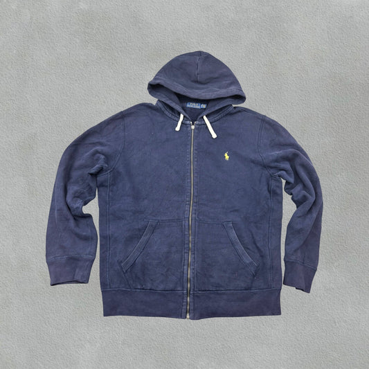 Navy Ralph Lauren Zip Vest - Men M - Very Good - Revaleur